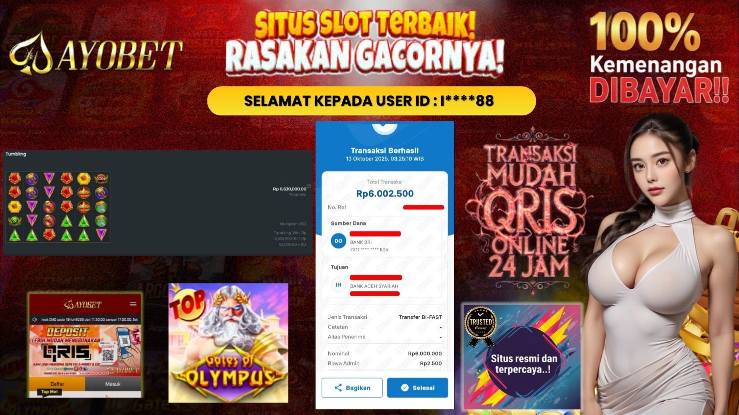 AYOBET JACKPOT SLOT GATES OF OLYMPUS